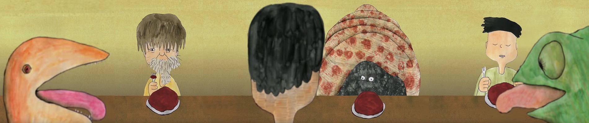 People who are eating