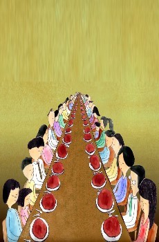 People who are eating